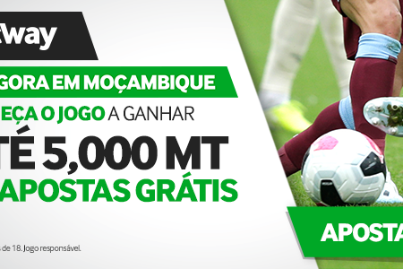 Betway Bónus de Boas-Vindas – Até 5,000 Mt